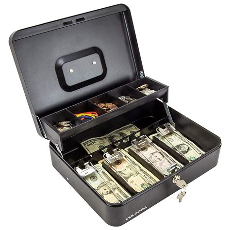 cash box with key metal|cash box with coin tray.